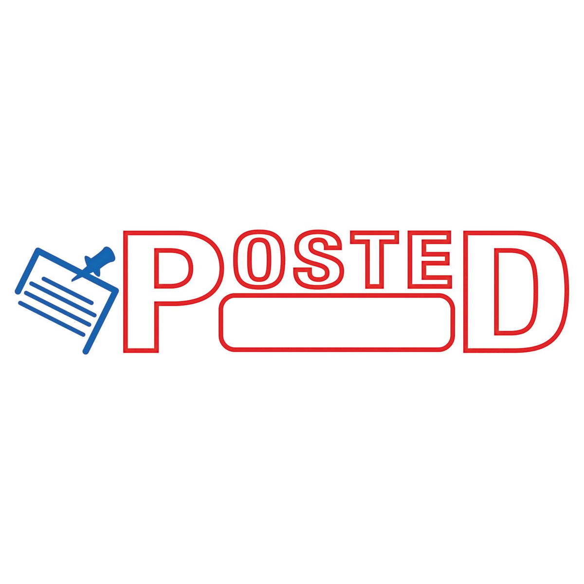 AccuStamp Rubber Stamp 035521, 1-5/8" x 1/2" – view 2