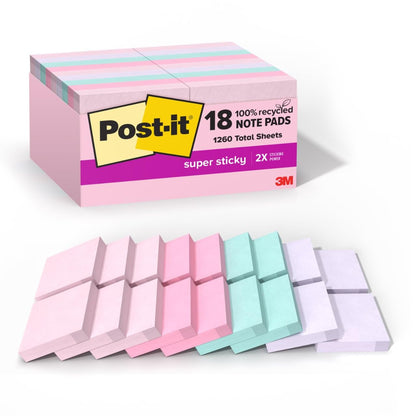 Post-it Self Stick Note 622-18SSNRP-CP, 1.9" x 1.9"