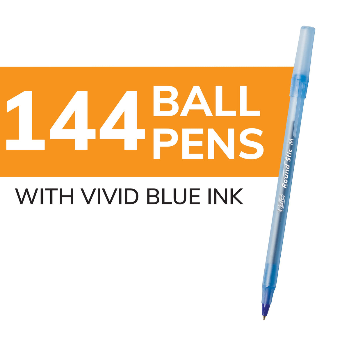 BIC Writing Instrument BSM144AZ-BLU, 144 Count – view 2