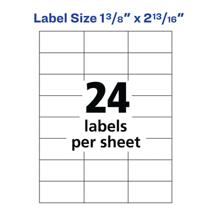 Avery Label 5363, 1-3/8" x 2-13/16" – view 4