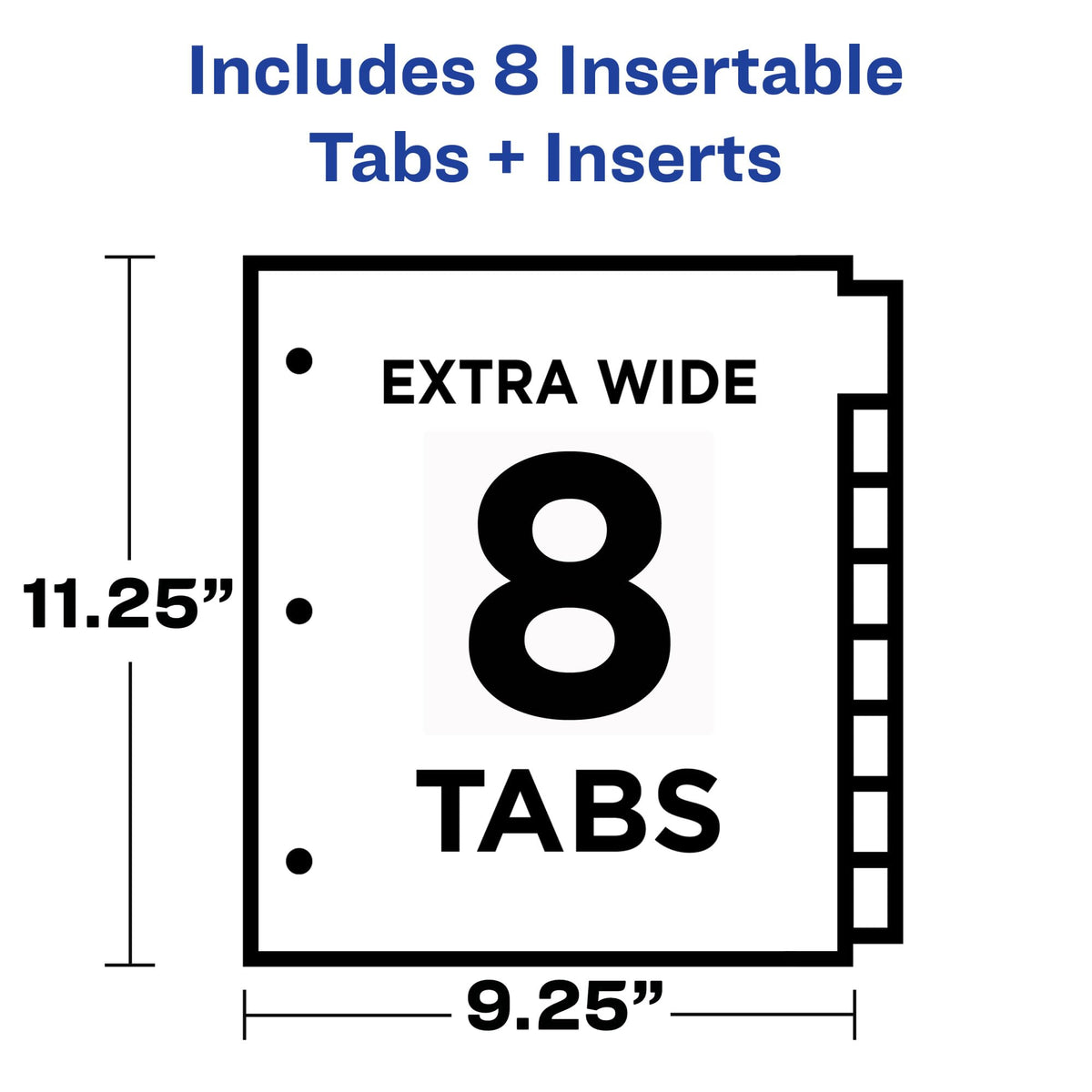 Avery Binder Divider 11903, 1-Pack, 8 Count – view 3