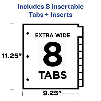 Avery Binder Divider 11903, 1-Pack, 8 Count – view 3