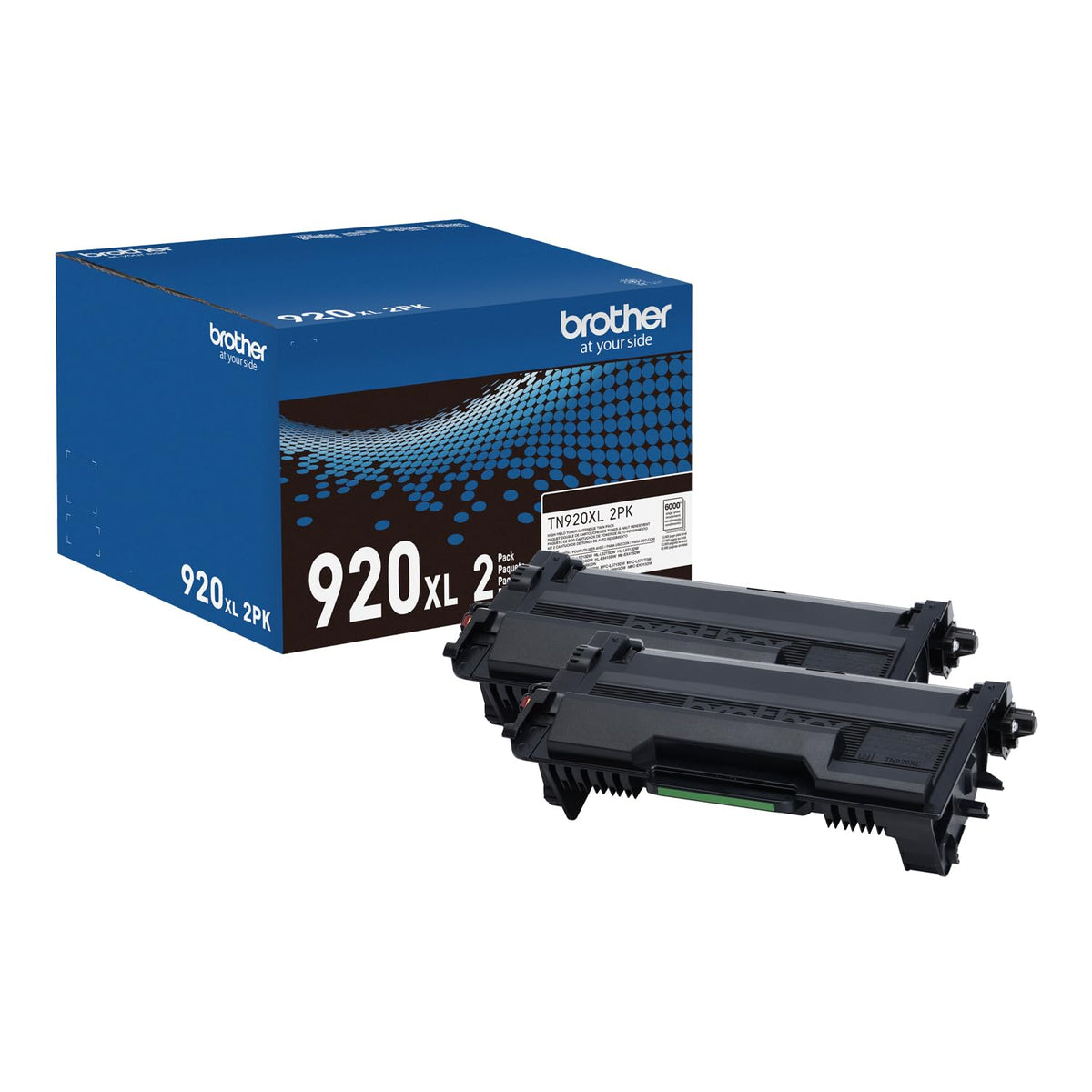 Brother Laser Printer Toner TN920XL2PK, High-Yield, 2 Count
