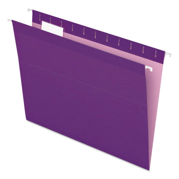 Pendaflex File Folder 04152 1/5 VIO, Letter, 25 Count