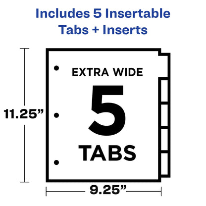 Avery Binder Divider 07714, 5 tab – view 3