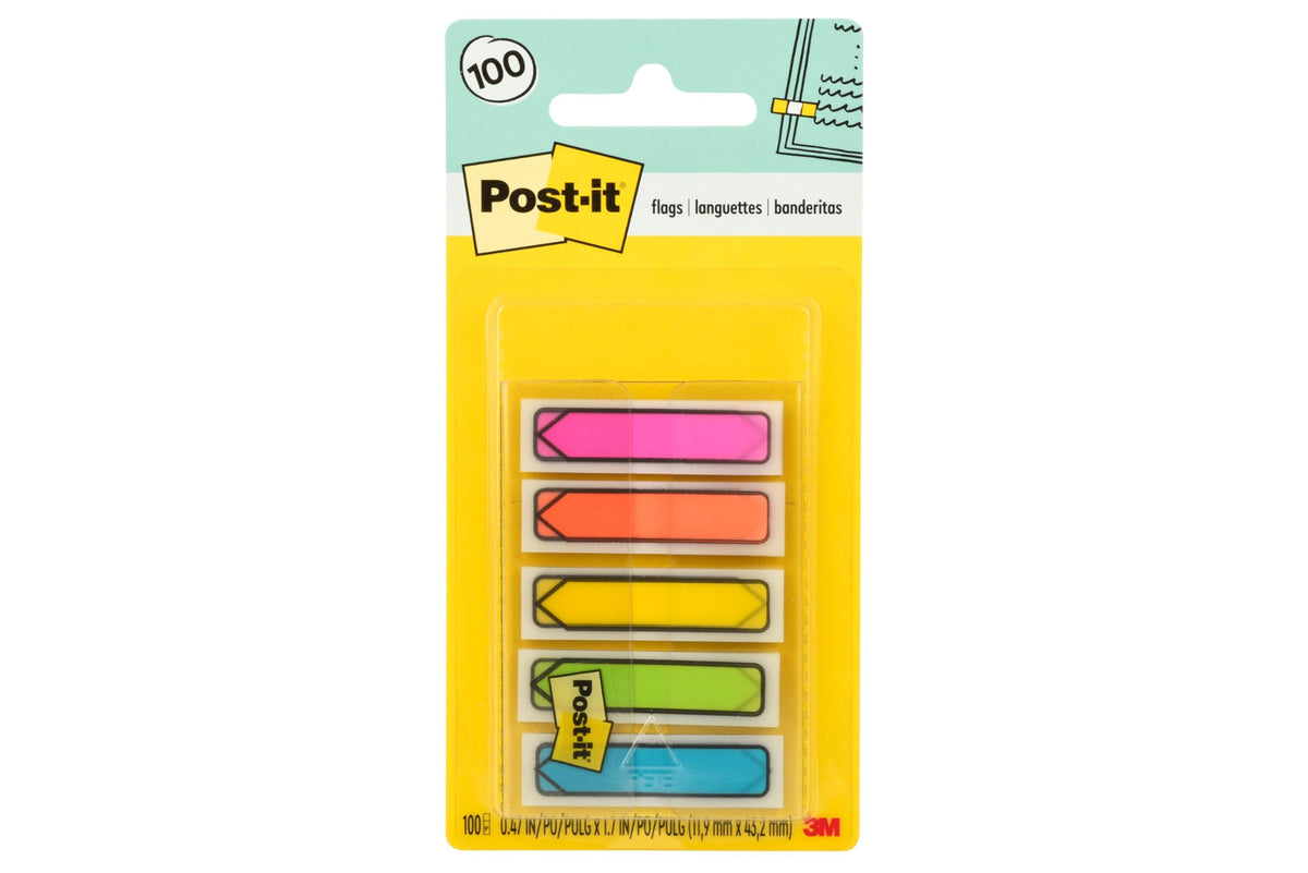 Post-it Self Stick Note 684-ARR2, 0.47" x 2.8", 100 Count