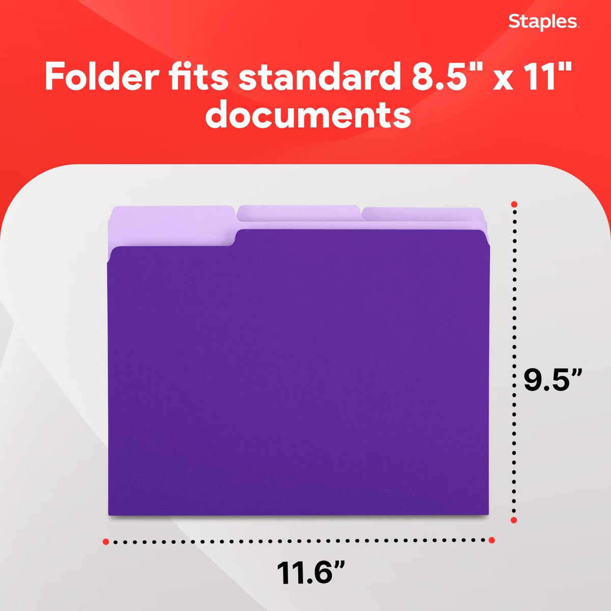Staples File Folder ST535559-CC, 100 Pack – view 3