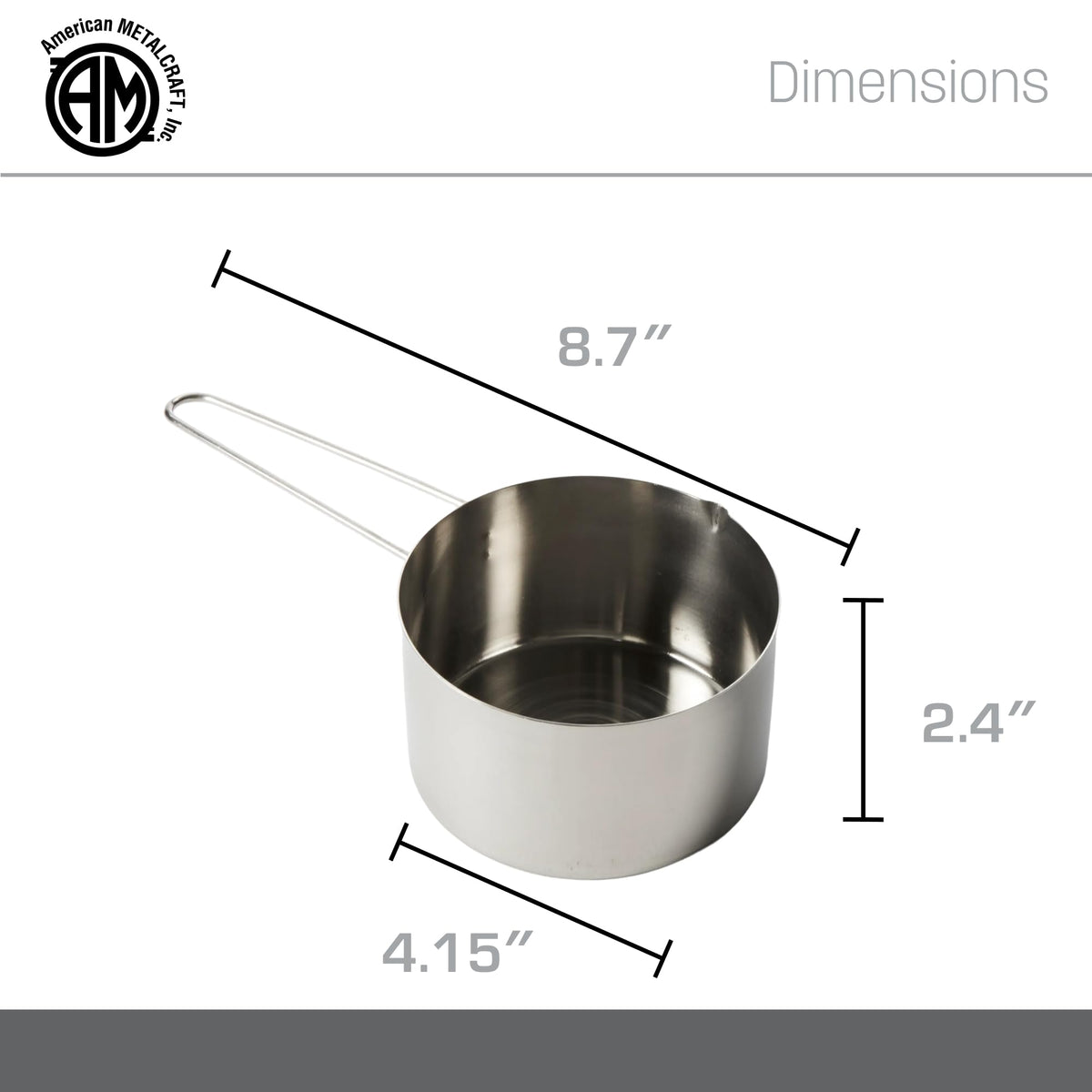 American Metalcraft Measuring Cup MCW200, 2-Cup – view 4
