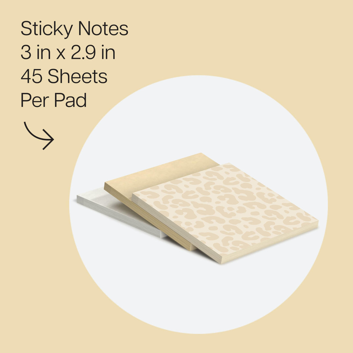 Post-it Self Stick Note 3321-PP-SO, 2.9" x 3" – view 2