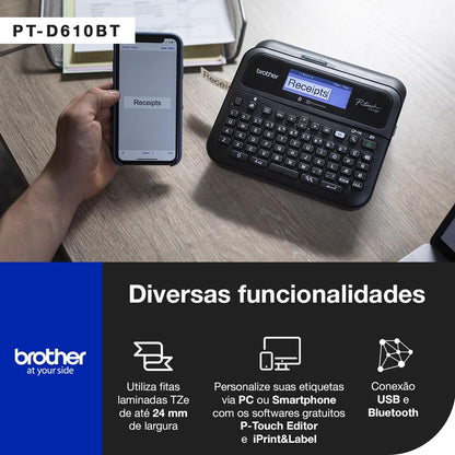 Brother Printer PTD610BT, Standard – view 4