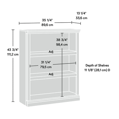 Sauder Shelf 420175, L: 35.28" x W: 13.31" x H: 43.78" – view 4