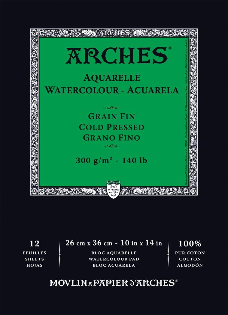 Arches Art Media Paper 400014955, 10"x14"