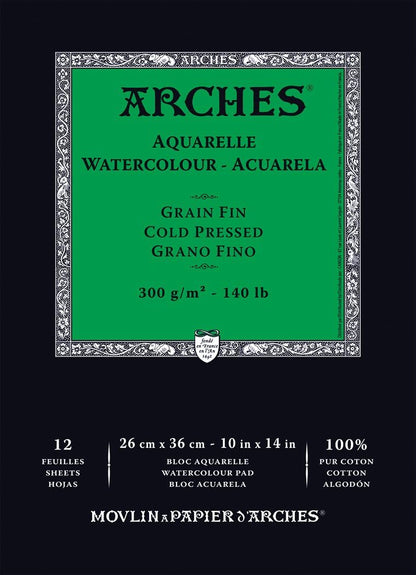 Arches Art Media Paper 400014955, 10"x14"