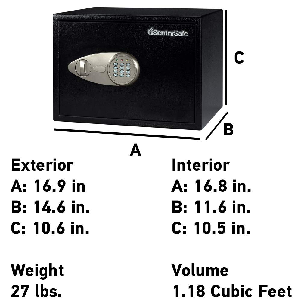 SentrySafe Safe X125, 1.2 Cubic ft (Extra-Large) – view 6
