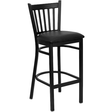 Flash Furniture Kitchen Furniture XU-DG-6R6B-VRT-BAR-BLKV-GG - product photo 1