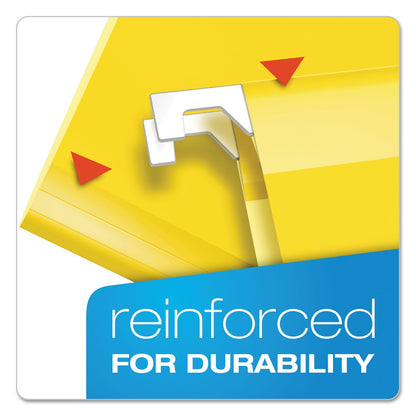 Pendaflex File Folder 04152 1/5 YEL, Letter, 25 Count – view 2