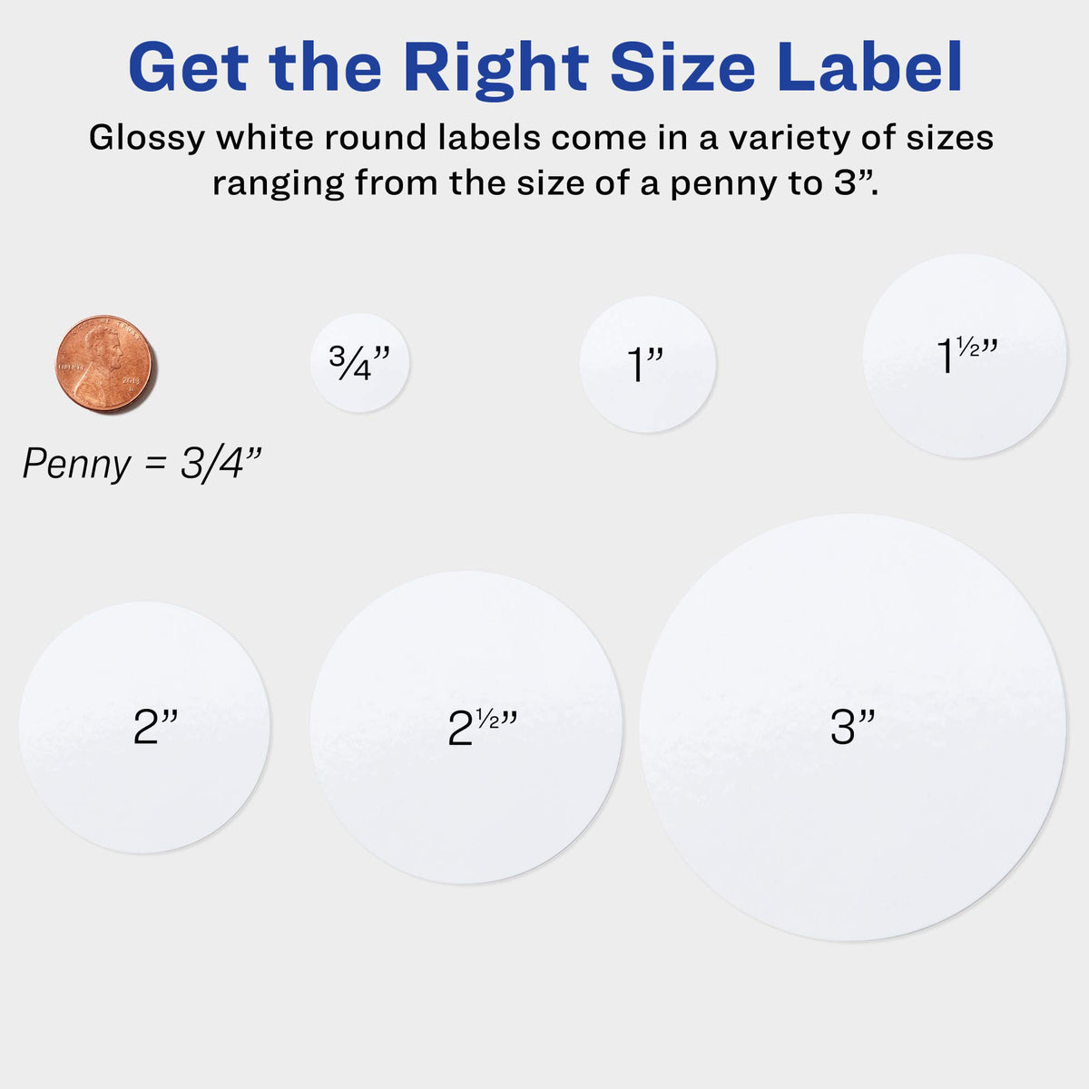 Avery Label 22830, 2.5", 90 Count – view 9
