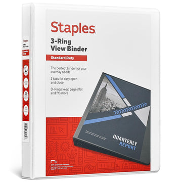 Staples Storage Binder 24623, 1-Inch