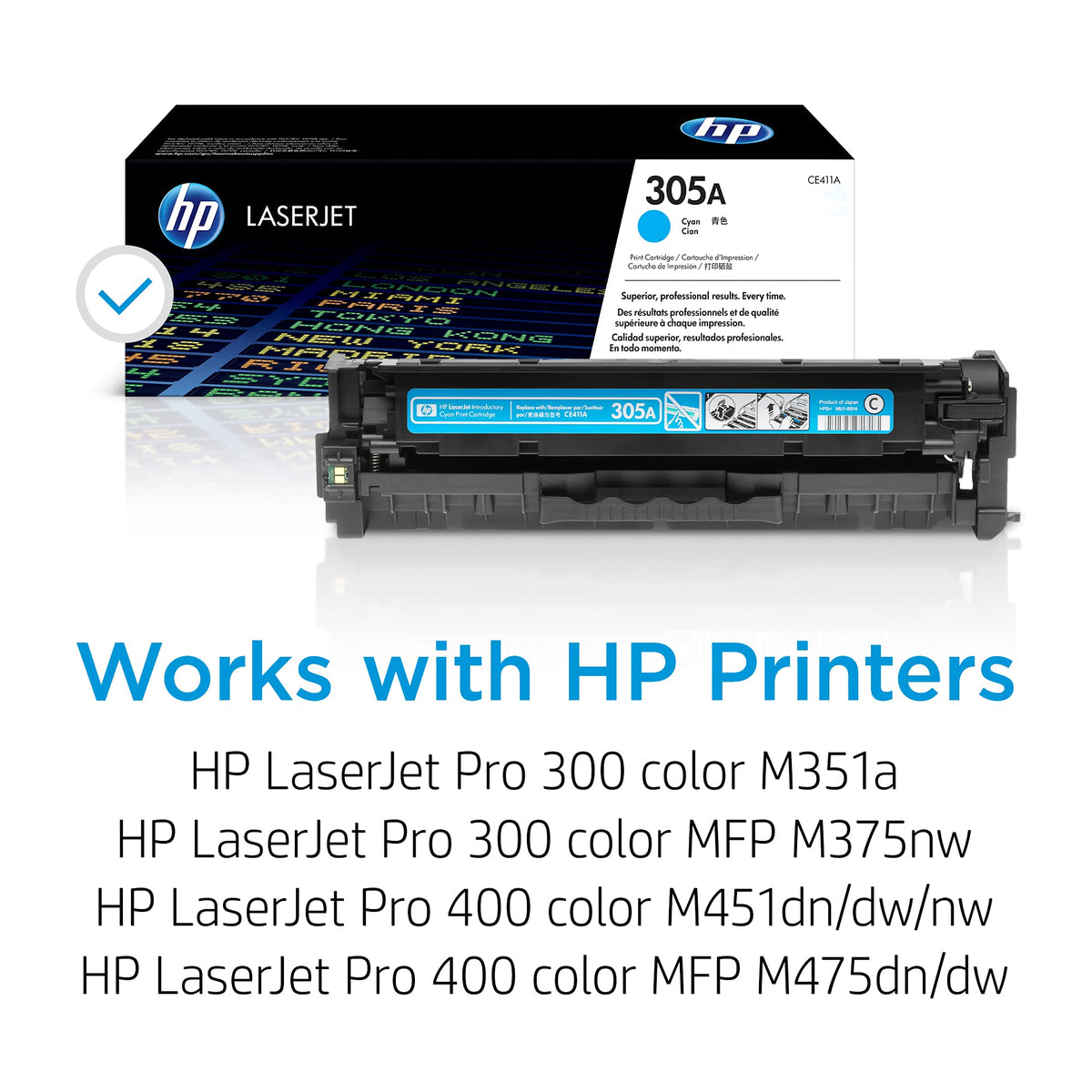 HP Laser Printer Toner CE411A – view 2