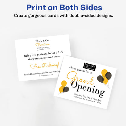 Avery Card Stock 8387, 4.25" x 5.5" – view 3