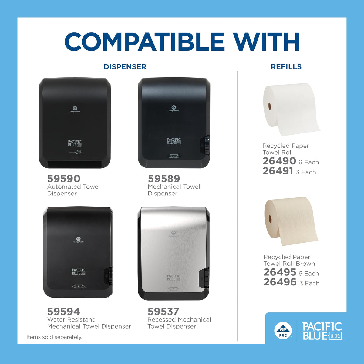 Georgia-Pacific Paper Towel Holder 59590, 12.9" x 9" x 16.8" – view 5