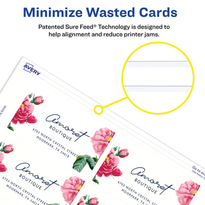 Avery Card Stock 8870, 1000 cards – view 5