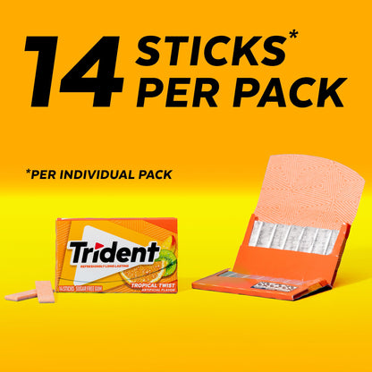 Trident Chewing Gum 12546011112, 14 Count (Pack of 12) – view 3