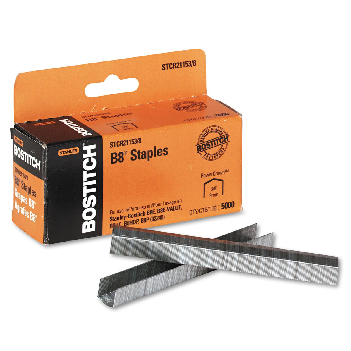 Bostitch Hardware Staple STCR21153/8, 3/8" - 5,000 Staples