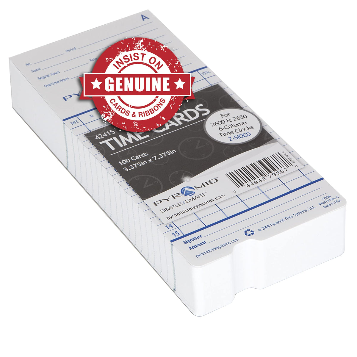 Pyramid Time Systems Office Products 42415, 100 pk – view 4