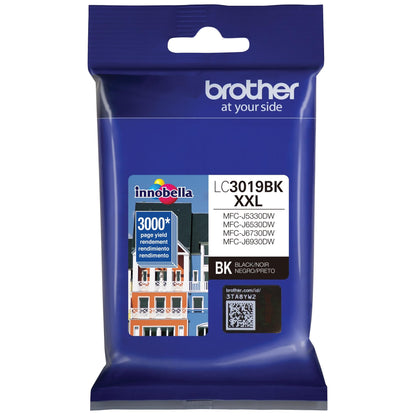Brother Inkjet Printer Ink LC3019BK, Super High Yield