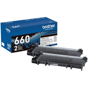 Brother Laser Printer Toner TN6602PK, 2 Count