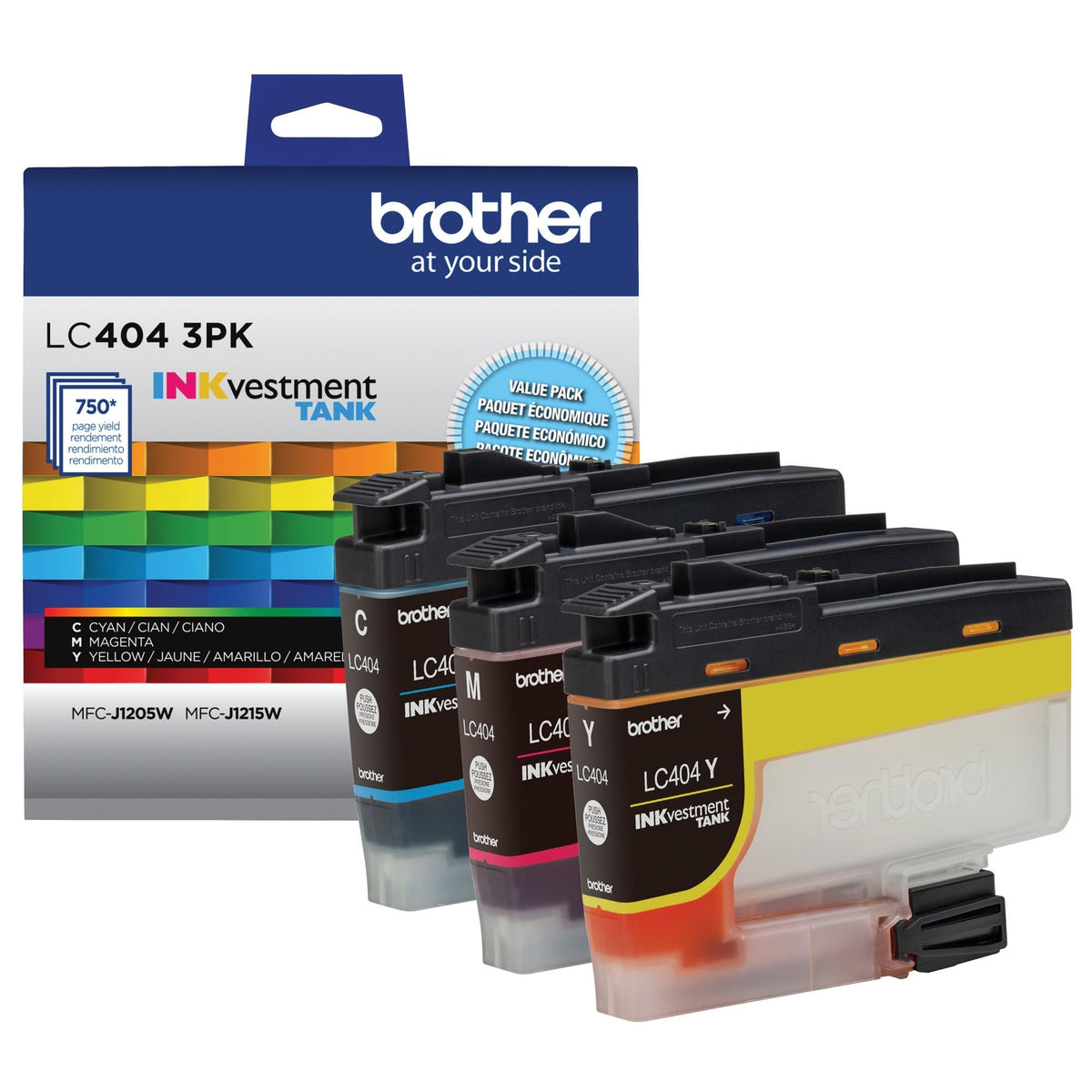 Brother Inkjet Printer Ink LC4043PKS, (Pack of 3)