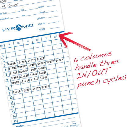 Pyramid Time Systems Office Products 42415, 100 pk – view 5