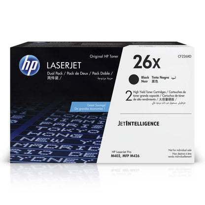 HP Laser Printer Toner CF226XD, 2 Pack
