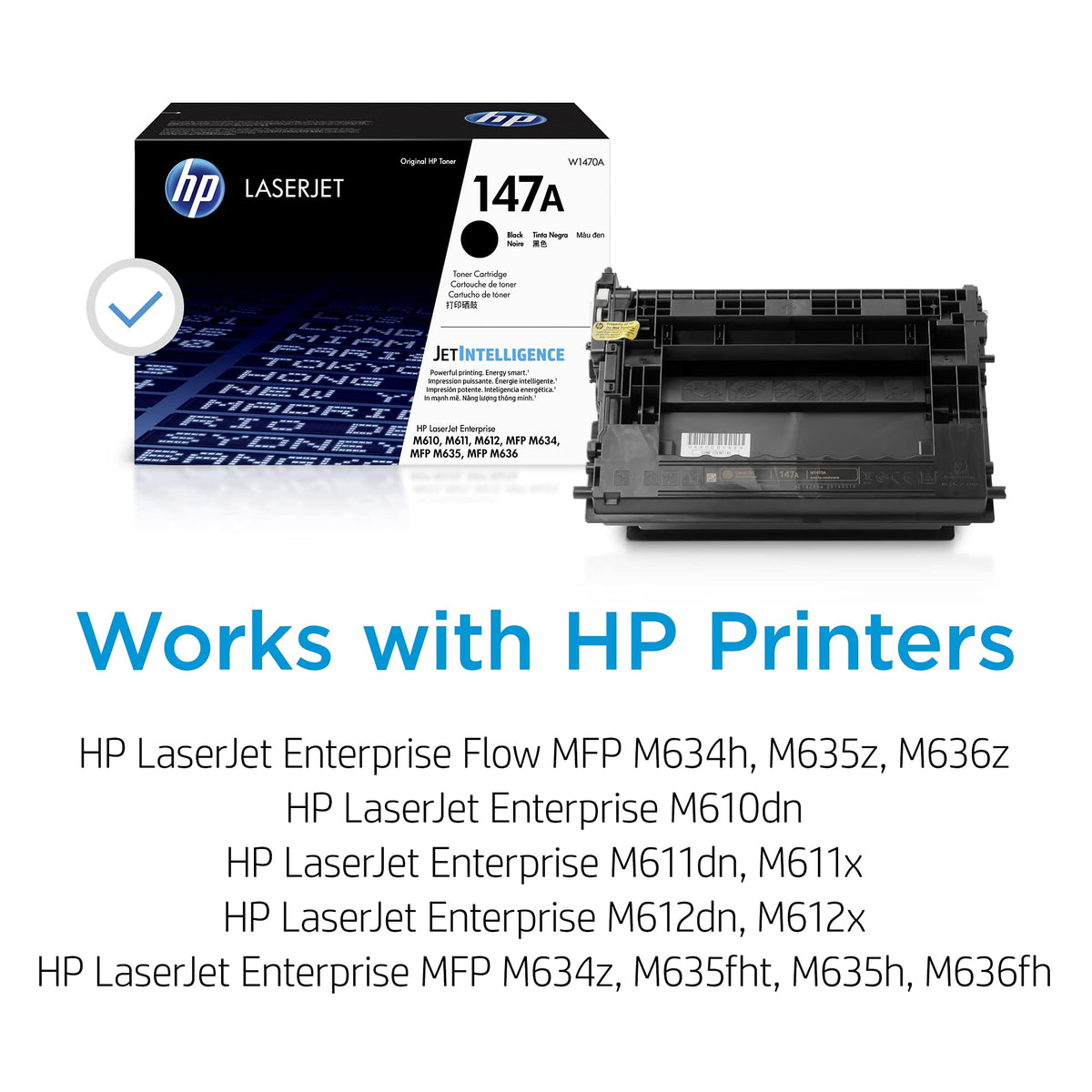 HP Laser Printer Toner W1470A, One Size Standard Yield – view 2