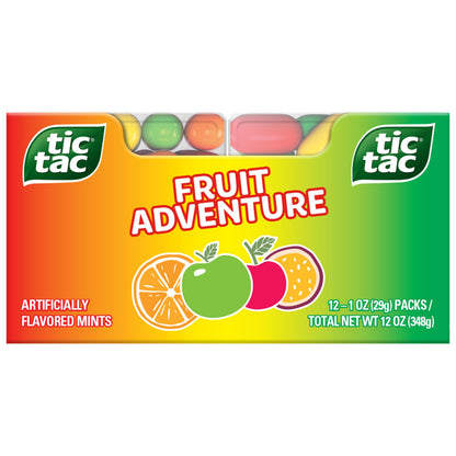Tic Tac Sugar Candy 9800007608, 1 Ounce (Pack of 12)