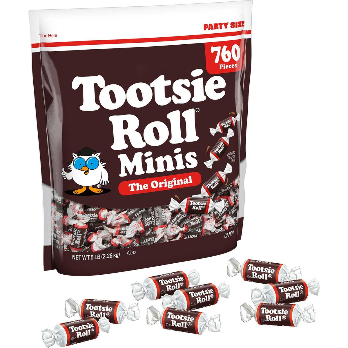 Tootsie Roll Sugar Candy 884580, 5 lbs – view 2