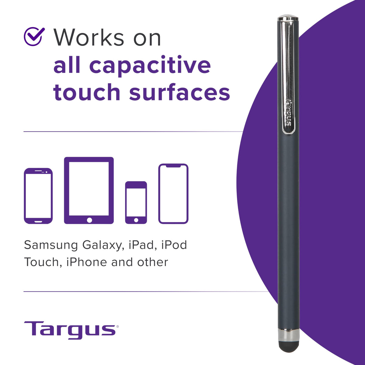 Targus Input Pen AMM01TBUS, 6.9 x 0.75 x 1.6 in – view 3