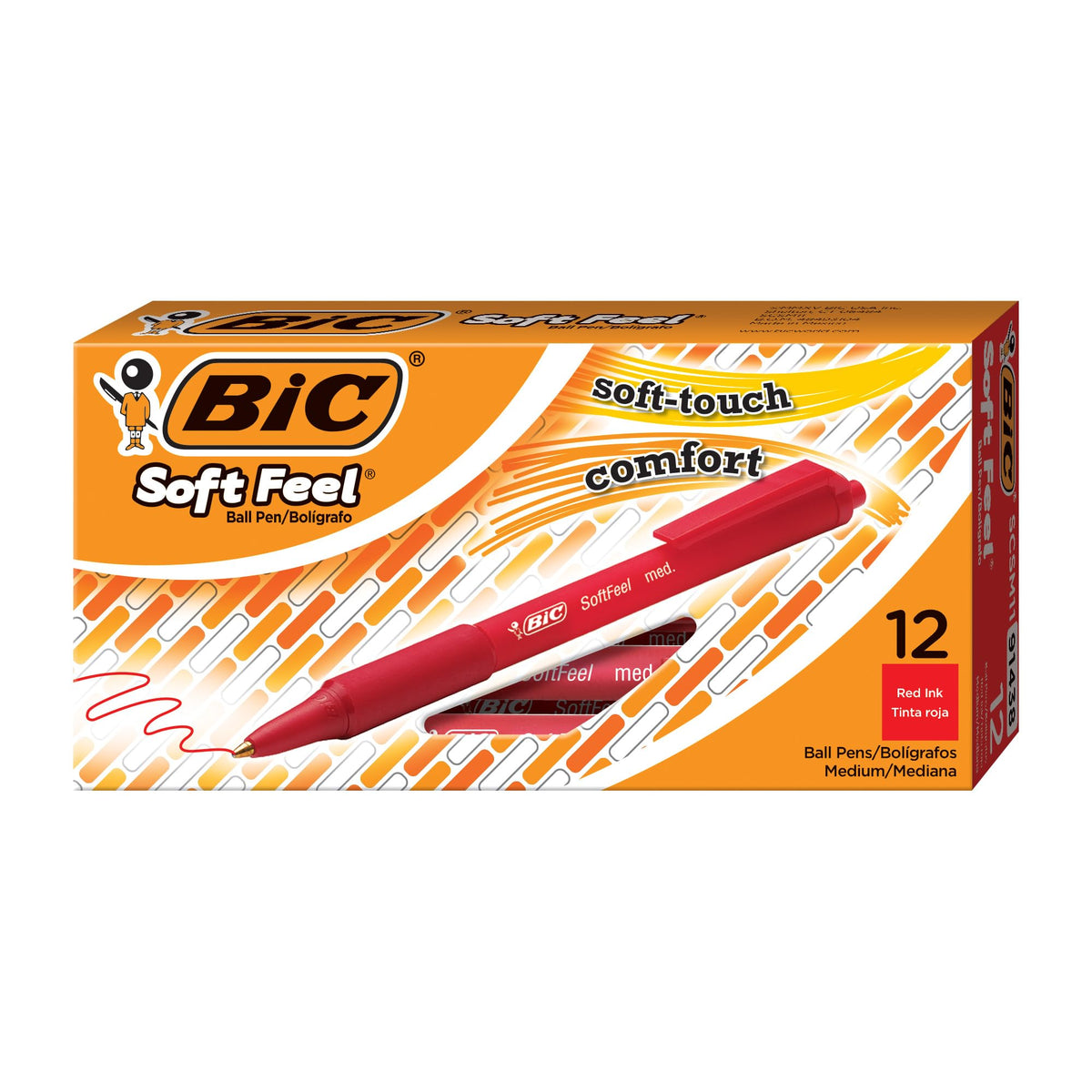 BIC Writing Instrument SCSM11-RED, 12 Count