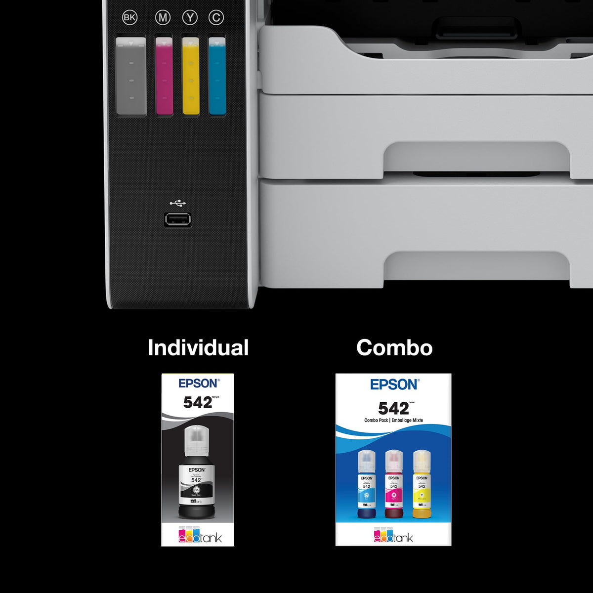 Epson Inkjet Printer Ink T542520-S, Standard, 3 Count – view 6