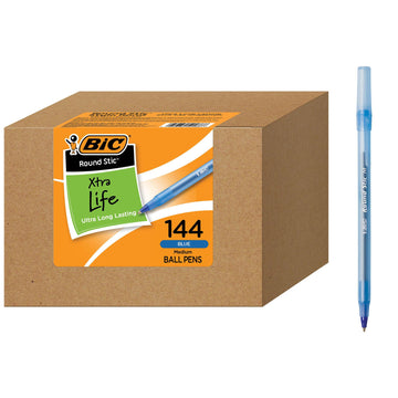 BIC Writing Instrument BSM144AZ-BLU, 144 Count