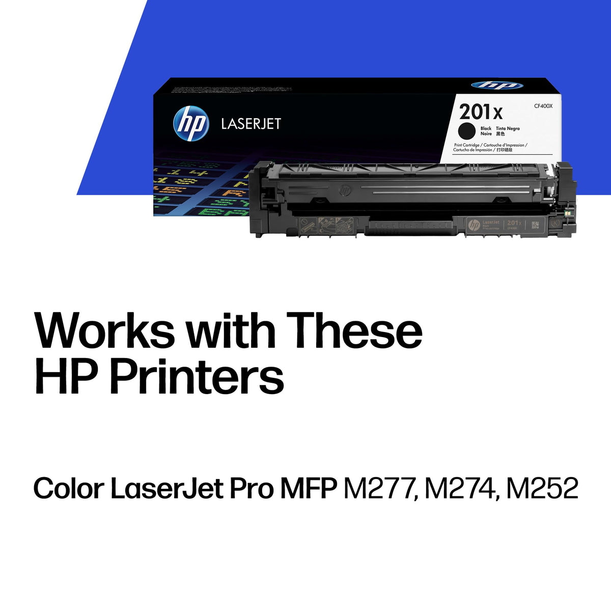 HP Laser Printer Toner CF400X, High Yield – view 3