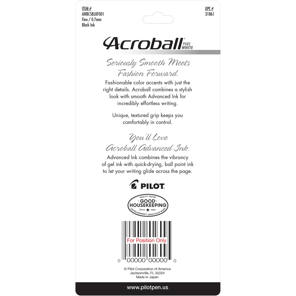 PILOT Writing Instrument 31861, 5 Count – view 2