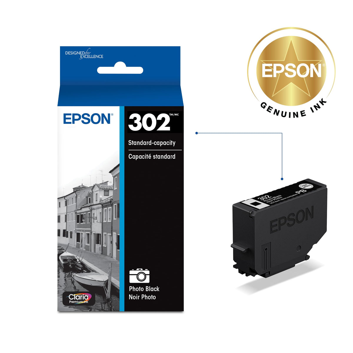 Epson Inkjet Printer Ink T302120-S, Standard Yield – view 2