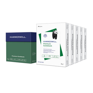Hammermill Card Stock 168400, 5 Pack | 1000 Sheets