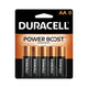 DURACELL MN1500B8Z Aa Battery, 8 Count