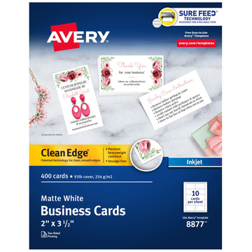 Avery Card Stock 8877, 400 cards