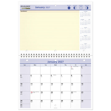 AT-A-GLANCE Calendar PM5028, 8"W x 11"H