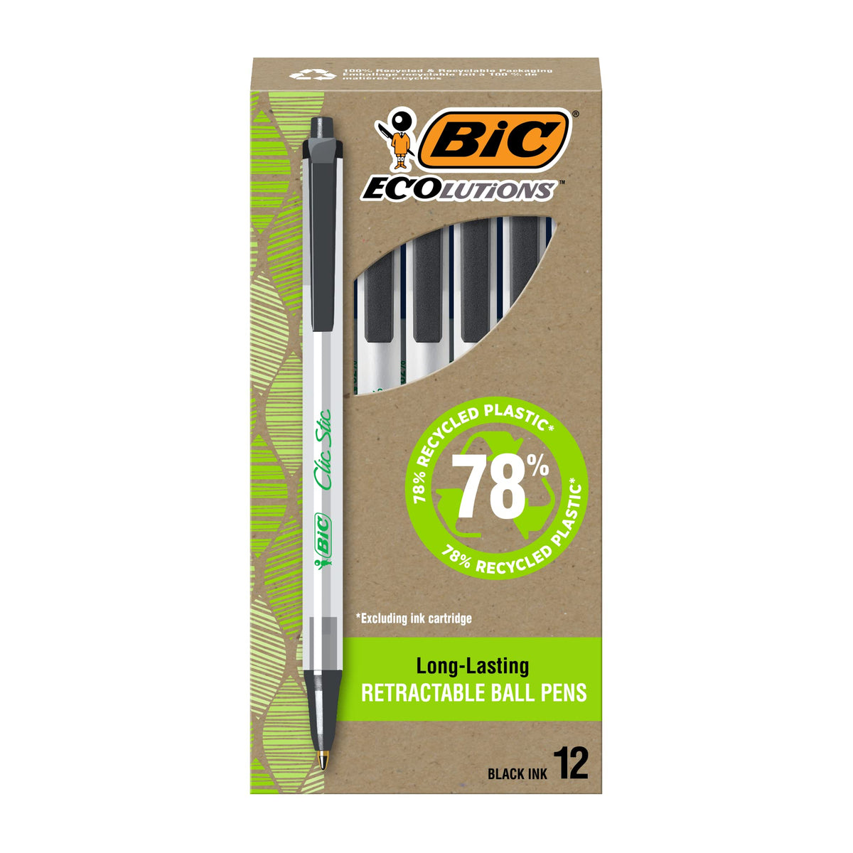 BIC Writing Instrument CSEM11-BK, 1 Count (Pack of 12)
