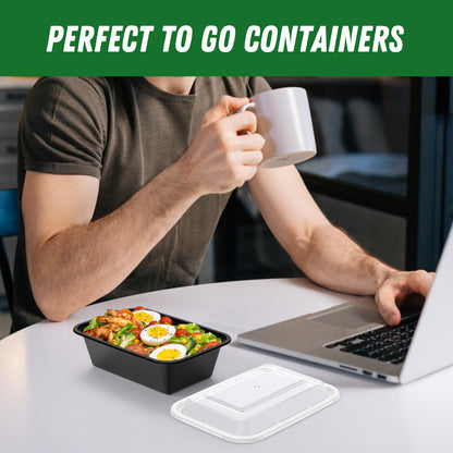 Dealusy Food Storage Container MPC24, 24 oz, 50 Count – view 7